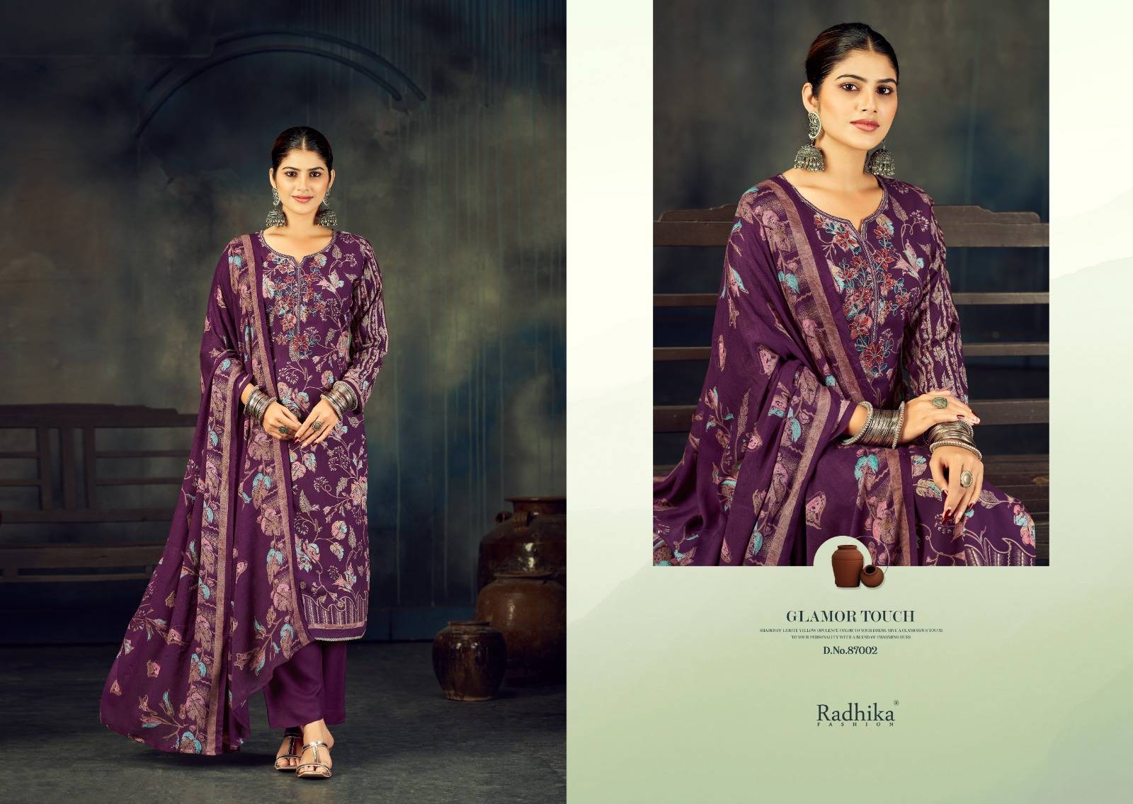 FIROZA by Azara 87001 TO 87004 SERIES Pakistani Stylish Embroidered PURE VISCOUSE COLLECTION At Wholesale Price